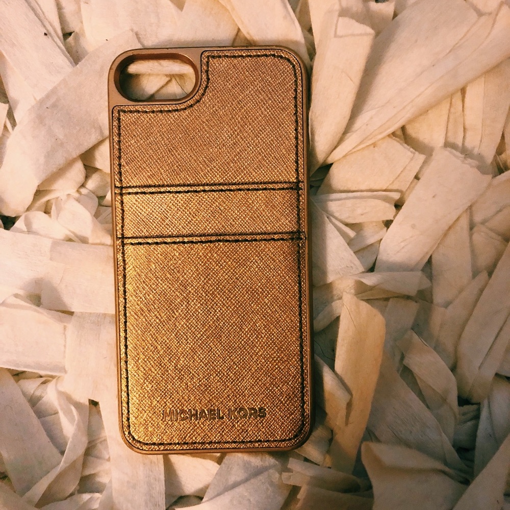 iPhone 7 Michael Kors Gold case